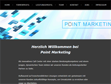 Tablet Screenshot of pointmarketing.org