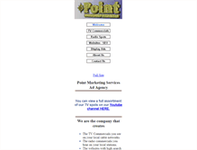 Tablet Screenshot of pointmarketing.com