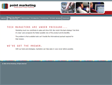Tablet Screenshot of pointmarketing.net